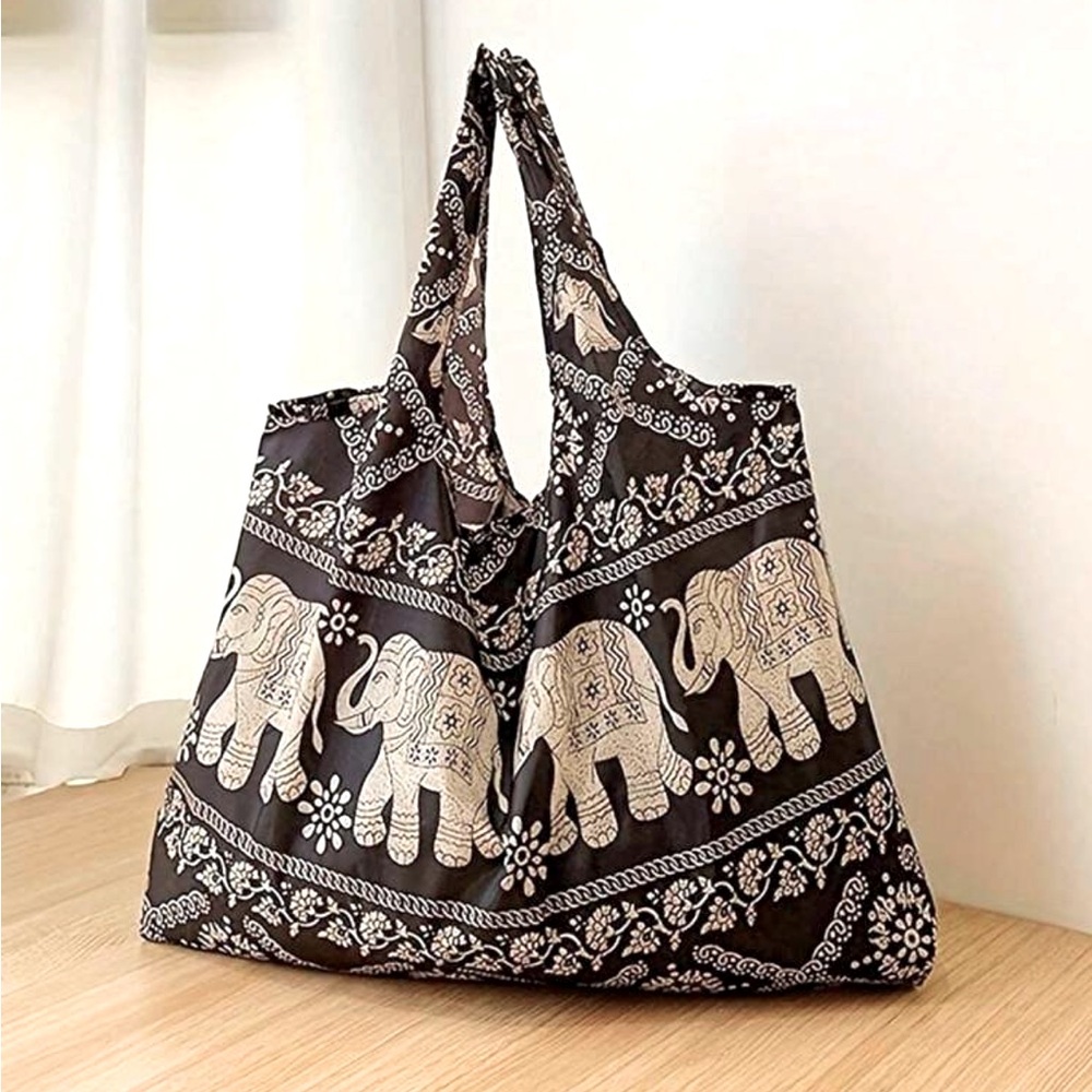 Oversized Boho Tribal Print Tote Bag NEW 🏷️